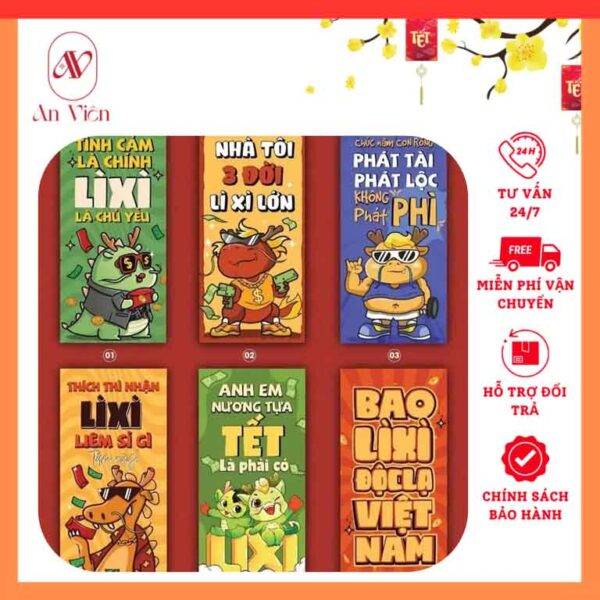 bao lì xì hài hước