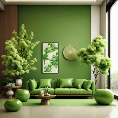 Lưu ý khi chọn màu sắc trang trí Tết Màu xanh lá - Hy vọng và sinh khí