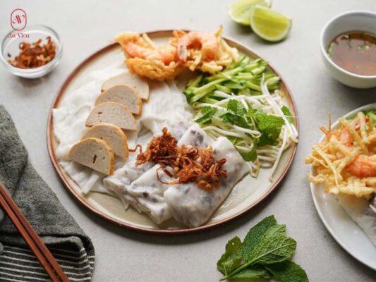các loại bánh ngon trên thị trường: Bánh cuốn